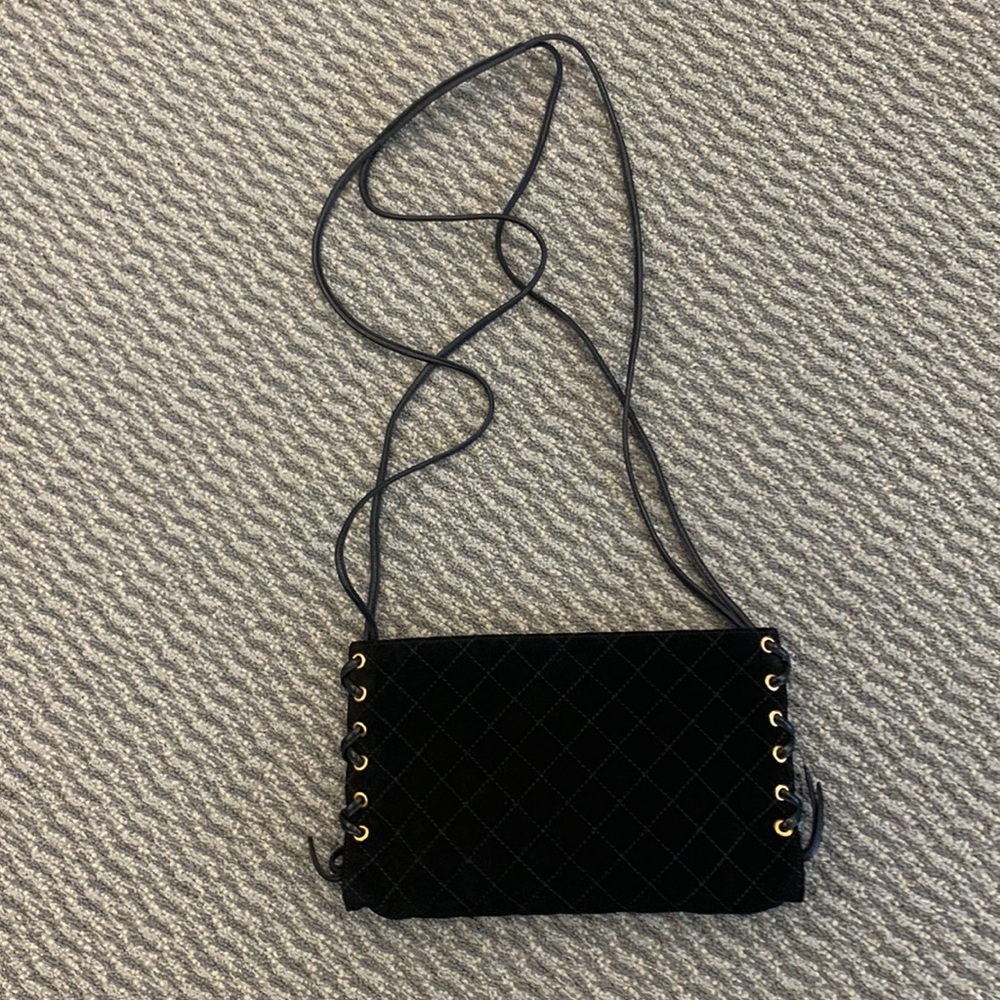 St John Suede Hand Bag - Picture 4 of 5
